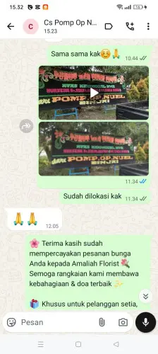 Testimonial Papan Bunga foresta