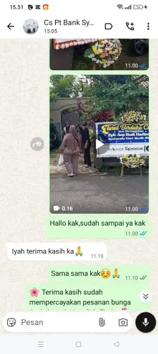 Testimonial Papan Bunga foresta